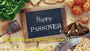 Celebrating Passover on a budget